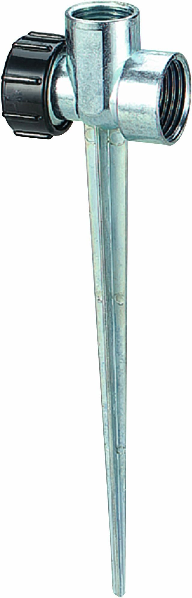 2-Pack Orbit Metal Flow-Thru Lawn Sprinkler Spike Base for 1/2" Yard Sprinklers, 58034N