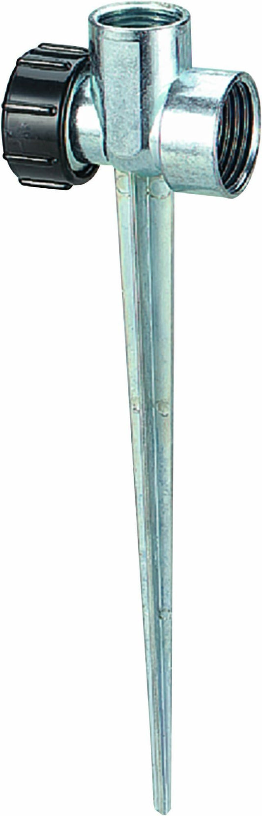 2-Pack Orbit Metal Flow-Thru Lawn Sprinkler Spike Base for 1/2" Yard Sprinklers, 58034N