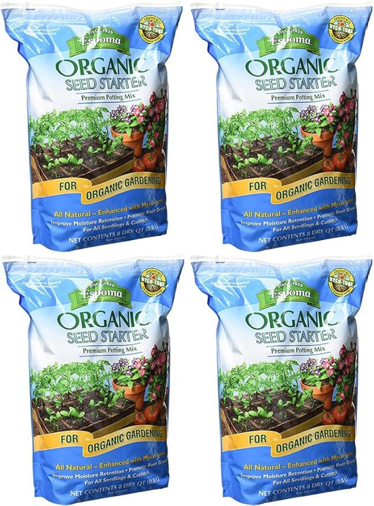 Espoma Organic DCbbi Seed Starter, 8 Quart (4 Pack)