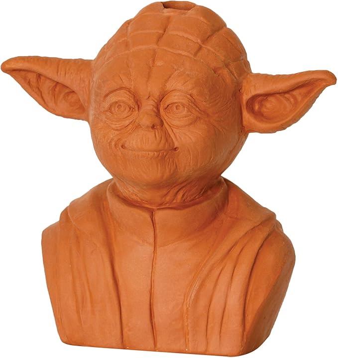 Chia Pet Star Wars Yoda with Seed Pack, Decorative Pottery Planter, Easy to Do and Fun to Grow, Novelty Gift, Perfect for Any Occasion