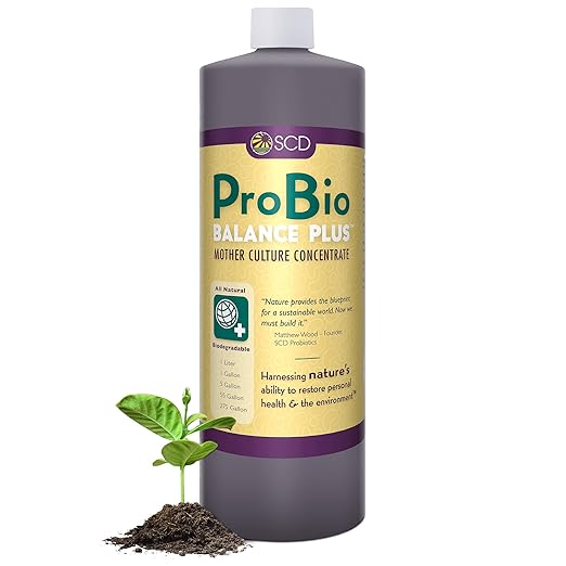 ProBio Balance Plus - Make 20X More Soil Conditioner - Super Concentrate Of Effective Beneficial Microorganisms + PNSB Phototrophs - OMRI Listed for Organic Farm Lawn & Garden (1 Liter)