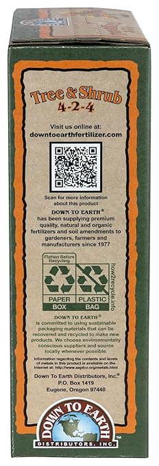 Down To Earth All Natural Fertilizers Tree & Shrub Mix 4-2-4, 5 lb