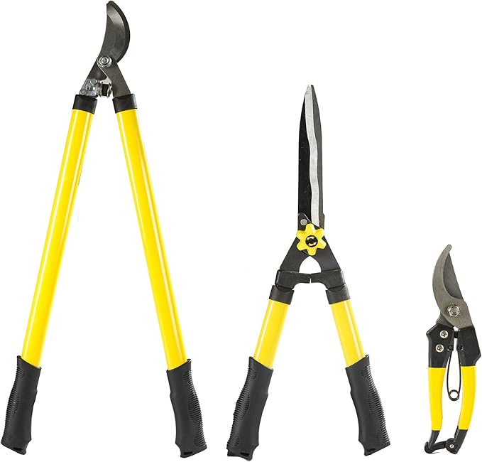 H.B. Smith Tools 3-Piece Pruner Set for Lawn and Garden