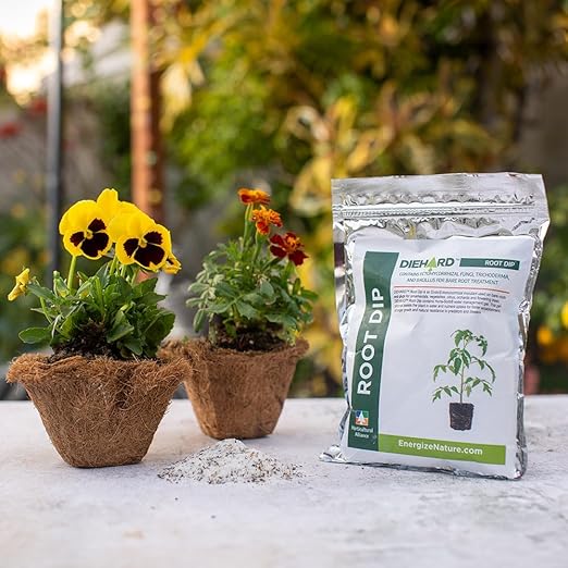 Root Dip 16 oz. Root Stimulant Plant Rooting Powder Root Stimulator for Plants Starter Root Booster Ornamentals Vegetables Citrus Orchards Flowering Trees Endo Ecto Mycorrhizae Inoculant
