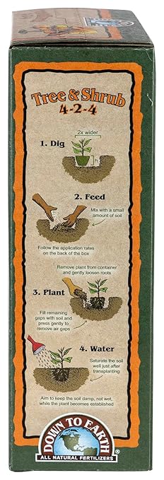 Down To Earth All Natural Fertilizers Tree & Shrub Mix 4-2-4, 5 lb