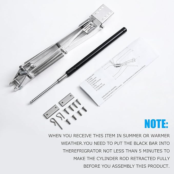 CHANGE MOORE Auto Vent Opener Automatic Greenhouse Window Opener Roof Vent Opener Auto Vent Kit Sensitive Gardening Tools Automatic Greenhouses Supplies (2Pcs Dual Spring Up to 33lbs)