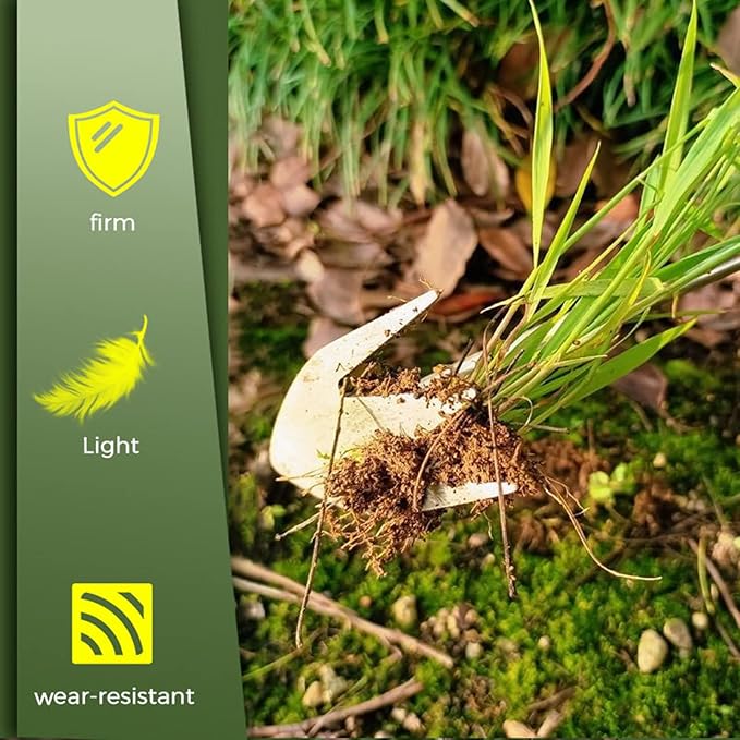 Amposei Stainless Steel Multifunctional Weeder, Hand Weeder Tool Stand Up Weed Puller Tool with Long Handle, V-Shaped Light Duty Hand Weeder for Lawn Garden Yard Farm Weed Removal (Stainless Steel)