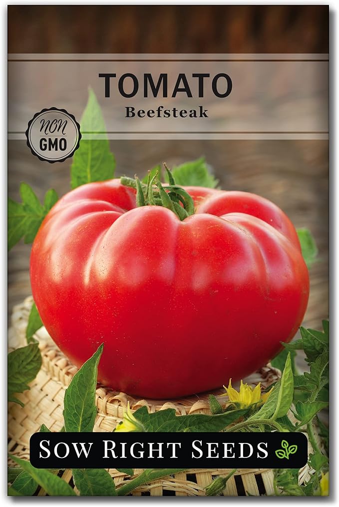 Sow Right Seeds - Heirloom Tomato Seed Grow Kit - Tomato Growing Kit with 5 Seed Packets, Instructions, Pots, Potting Soil, Markers - Start 5 Tomato Varieties Indoors - Non GMO - Great Gardening Gift