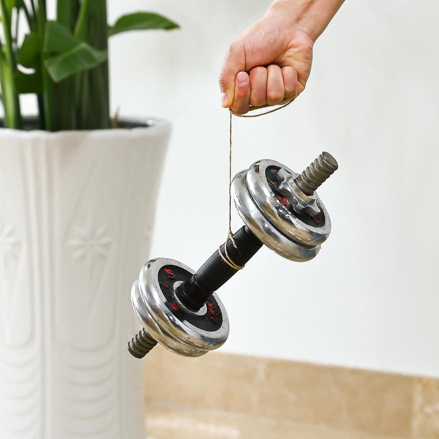 XSEINO 1800 Feet Natural Jute Twine Strong Garden Twine Rope for Arts Crafts Gift Wrapping Gardening Tomato Climbing Plant Tie Floristry Packing Decor