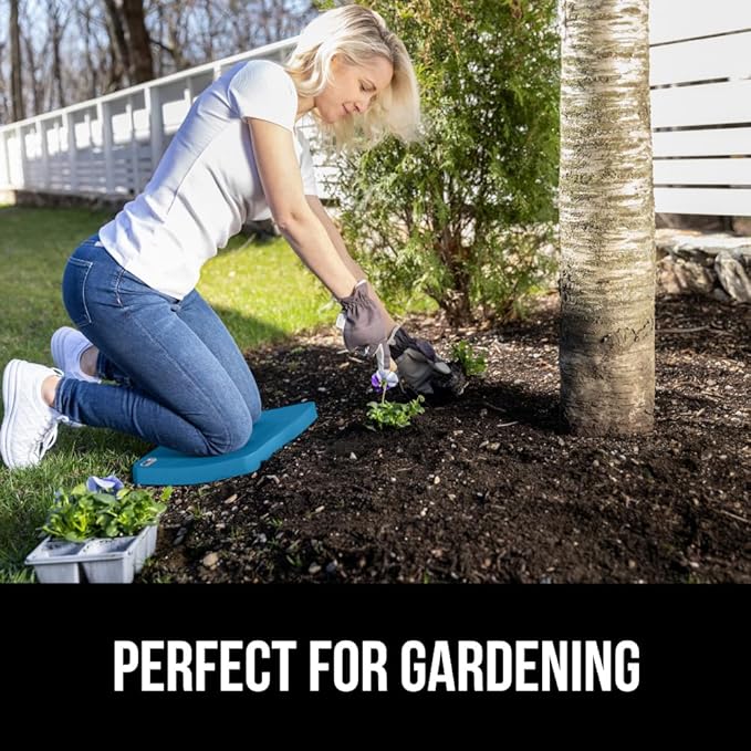 Gorilla Grip Extra Thick Kneeling Pad, Supportive Soft Foam Cushioning for Knee, Water Resistant Construction for Gardening, Bathing Baby, Workout Supplies, Lightweight, Garden Work Gifts