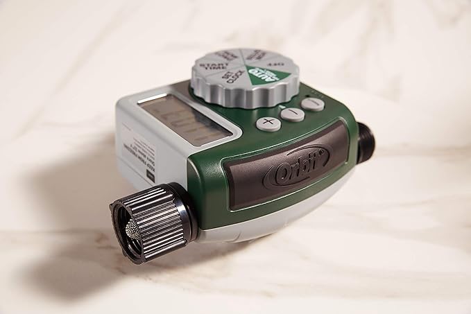 Orbit 62061N Single-Outlet Hose Watering Timer, 1 Outlet, Green