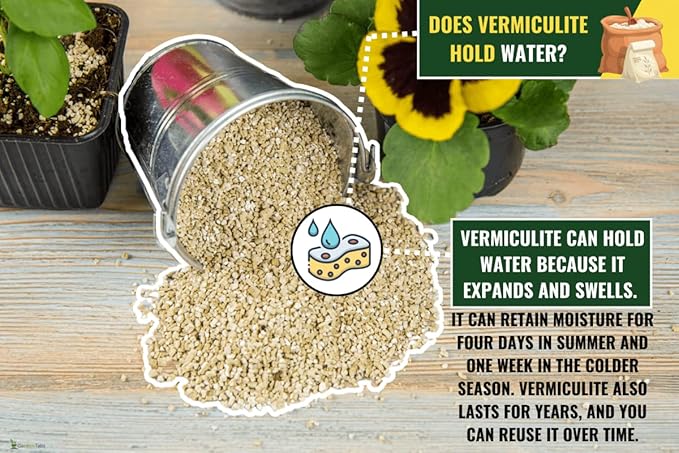 Enjoy Beautiful and Lush Plants with Gardenera's Horticultural Vermiculite - The Best Soil Amendment for Garden Enthusiasts - 3 Quart