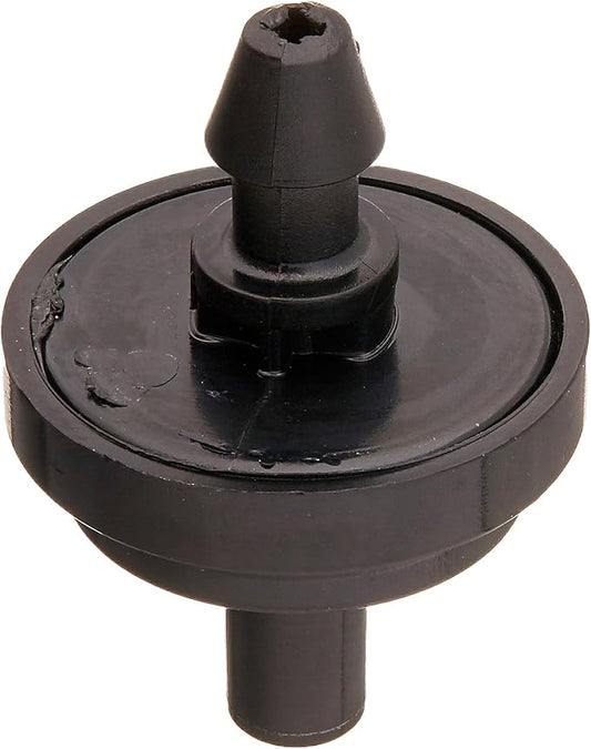 Raindrip R110CT 1 GPH Pressure Compensating Dripper, Drip Irrigation Emitters for Drip Irrigation Gardening System, Maintains Constant Water Flow, 10-Pack, Black