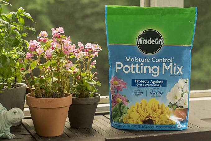 Miracle-Gro Moisture Control Potting Mix 2 pack