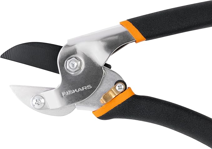 Fiskars Anvil Pruner, 5/8-Inch Cut Capacity Branch Cutter with Power-Lever Technology That Provides More Cutting Power, Best for Dry, Dead Stems and Small Branches