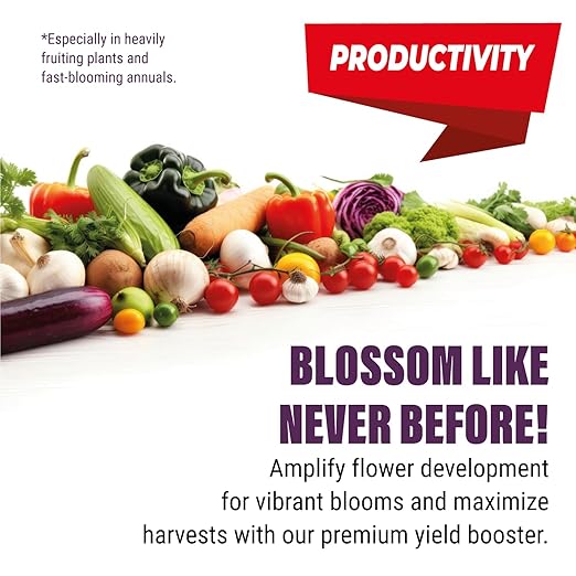 Bloom Fertilizer - Perfect Liquid Fertilizer for Outdoor Plants and Exceptional Liquid Plant Fertilizer Indoor Potted Plants. Soil and Hydroponic Nutrient Solution, Bloom Spirit 0-5-4 1.32 Gallon