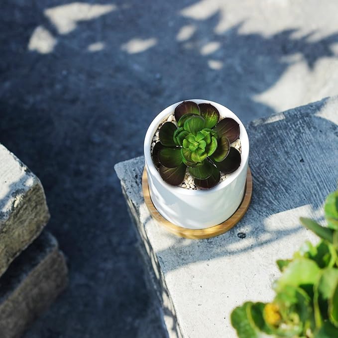 5 Pcs Faux Succulents Set,Realistic Large Fake Succulents,Artificial Hanging Ornaments Fleshed Plant Textured for Home Garden Wedding Party Decoration (green)