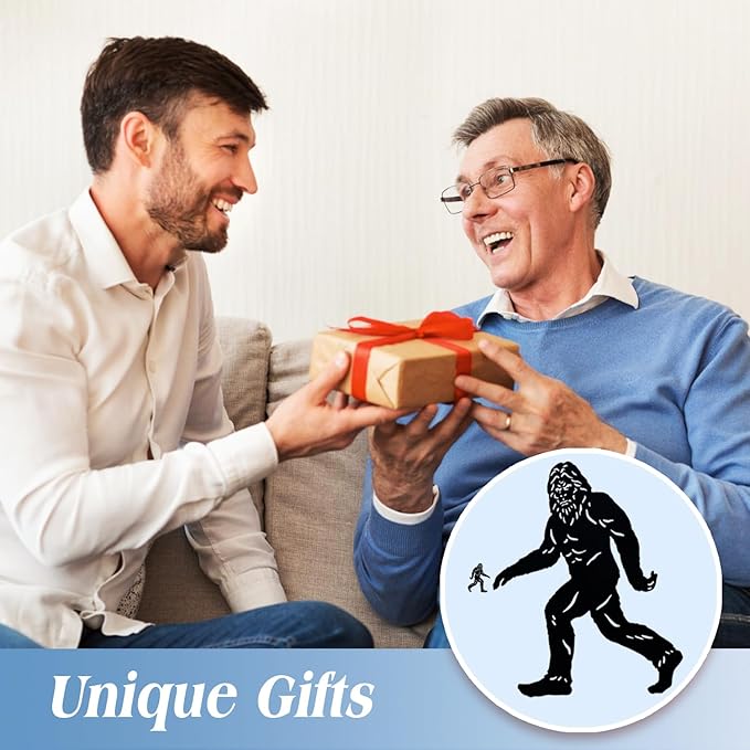 7.4ft Bigfoot Metal Outdoor Decor Big Foot Sasquatch Gifts for Men/Women Bigfoot Silhouette Statues for Yard Art, Patio, Lawn, Forests, Garden Decor, Yard Display, Garden Decorations