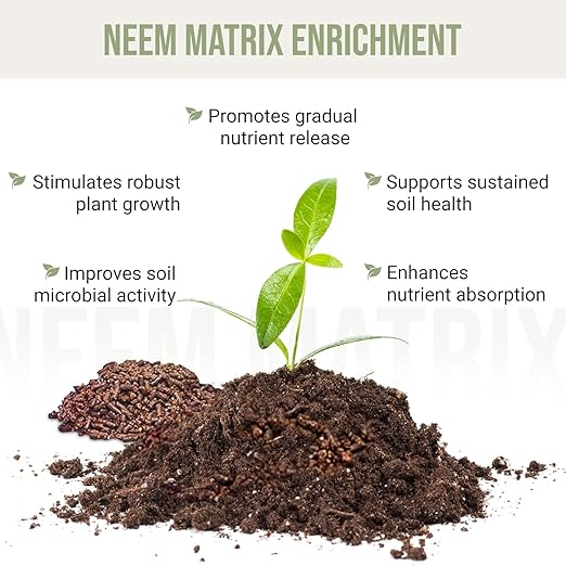 Eden 100% Organic Neem Cake, for Vegetable Gardening, Fruit Trees, Roses & Indoor or Outdoor Plants, OMRI Listed (5lbs)