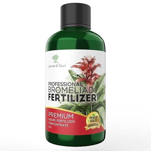 Professional Liquid Bromeliad Plant Fertilizer | 3-1-2 Concentrate for Plants and Flowers | Multi-Purpose Blend & Gardening Supplies | 8 oz Bottle