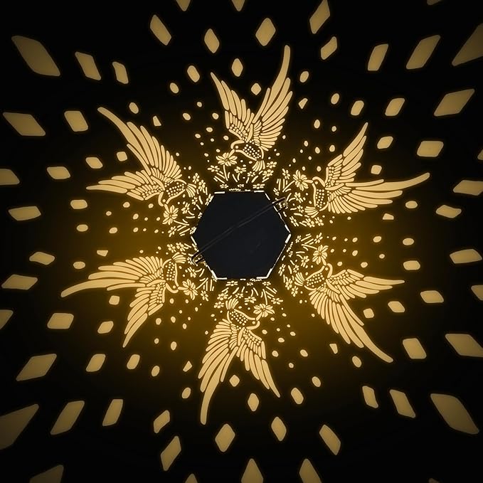 Hummingbird Solar Lanterns Outdoor Waterproof - Birthday Gifts for Women, Men, Mom, Mothers Day Gifts, Solar Lights Outdoor Hanging Garden Decor for Outside, Patio, Outdoor, Yard, Lawn, Balcony