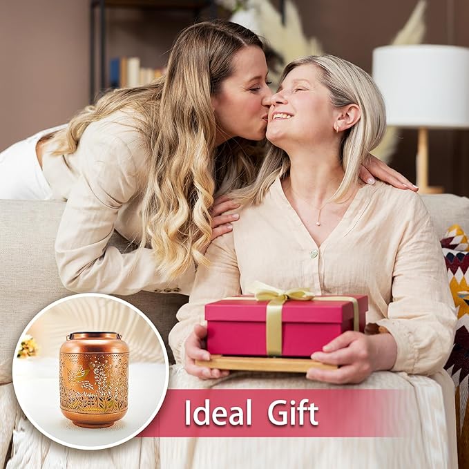 2 Pack Hummingbird Outdoor Solar Hanging Lanterns Waterproof LED Solar Lights Metal Decorative Lanterns for Garden, Patio, Courtyard, Backyard, Yard Decor Unique Hummingbird Gifts for Women Gardening