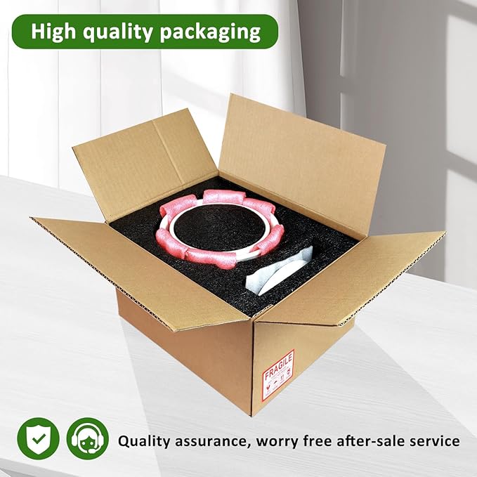 6.7 + 5.5 Inch Plant Pot, Ceramic Planter with Drainage and Saucer, Ceramic Pots for Plants, Indoor Plant pots,Ceramic Flower pots（Gray + White, Plants NOT Included）