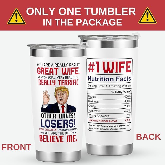 Gifts for Wife - Wife Gifts, Gifts for Her - Wedding Anniversary, Wife Birthday Gift Ideas, Valentines Day Gifts for Wife, Mothers Day Gifts for Her Wife - I Love You Gifts for Her - 20 Oz Tumbler