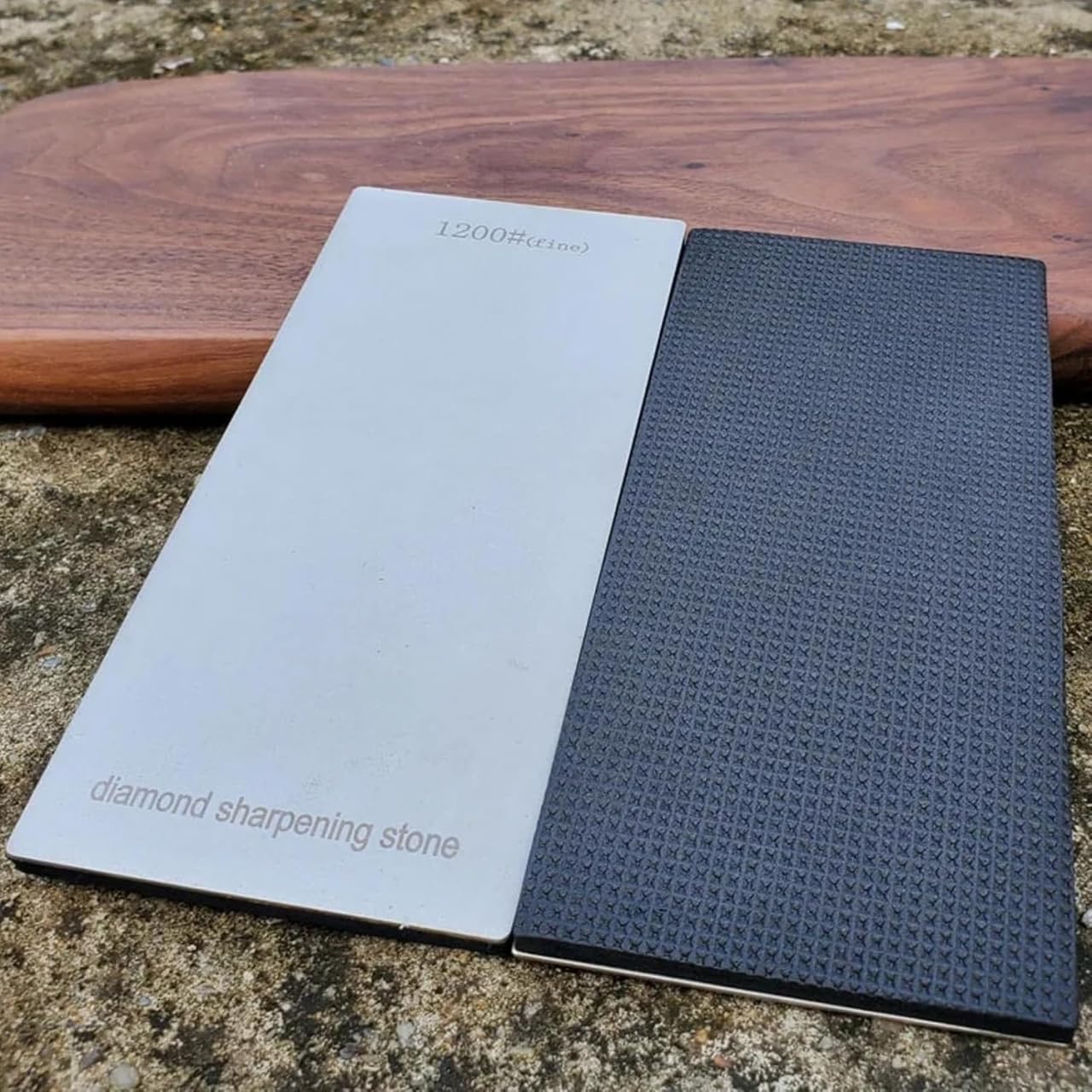 5 Pieces Diamond Sharpening Stone, Diamond Knife Sharpener Plate, Honing Whetstone for Kitchen, Sharpening Dull, Blunt or Tired Edges for Knives and Chisels