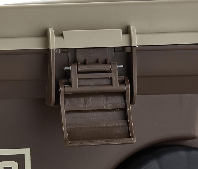 AMES 20213200 Rolling Lawn & Garden Storage Cart for Storing Tools & Cleaning Supplies, Lid Doubles as Seat, 225 lb. Weight Capacity