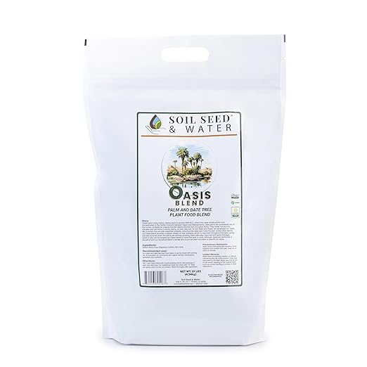 Soil Seed & Water Oasis Blend Concentrated Organic Soil Amendment Fertilizer for Palm & Date Trees
