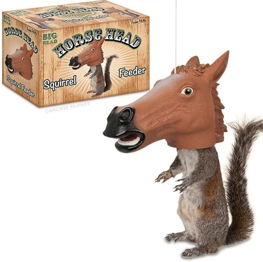 Accoutrements Horse Head Squirrel Feeder .#GG4346 43ETR98-Y673106