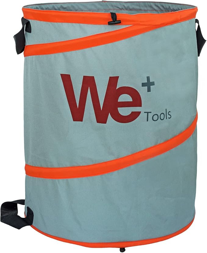 26 Gallon Leaf Bags - Pop Up Trash Can Yard Waste Garden Bag Container - Reusable Collapsible Garden Bags for Gardening, Camping and Home Storage (1 Pack)