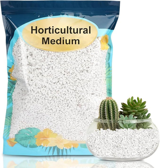 Horticultural Perlite for Plants 4qt, Chunky Perlite Bulk for Gardening, Soil Amendments to Improve Soil Aeration & Dranage for Houseplant
