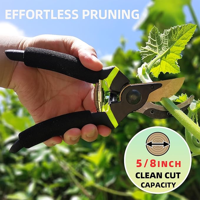 Loppers Hedge Clippers & Pruners Combo Set 3-Piece Hedge Shears, Sharp Tree Trimmer Branch Cutter for Yard, Lawn & Garden, Professional Tree Clippers Yard Clippers for Indoor & Outdoor Gardening