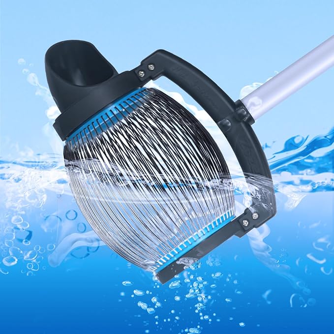 Zozen Acorn Picker Upper Roller, Acorn Dedicated Version | High Density Steelwire Gap - Directly Dump Outlet, Also Pick Nerf Balls, Pick Up Size 3/8'' to 1'' Small Diameter Objects, Capacity 1 Gallon