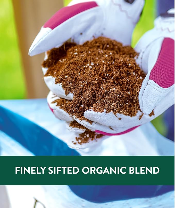 Burpee, 9 Quarts | Premium Organic Potting Natural Soil Mix Food Ideal for Container Garden-Vegetable, Flower & Herb Use for Indoor Outdoor Plant