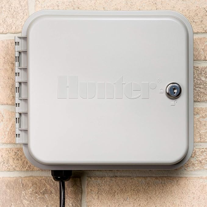 Hunter Industries HPC400 Hydrawise HPC-400 Base 4-Station Outdoor Irrigation Controller, Gray
