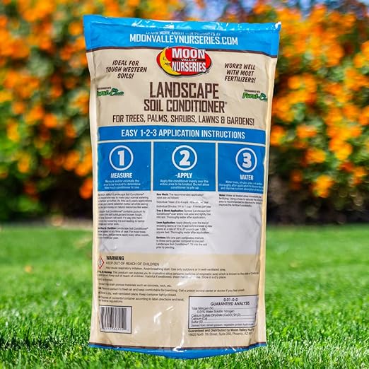 Landscape Soil Conditioner - for Trees, Palms, Shrubs, Lawns & Gardens - 20lbs