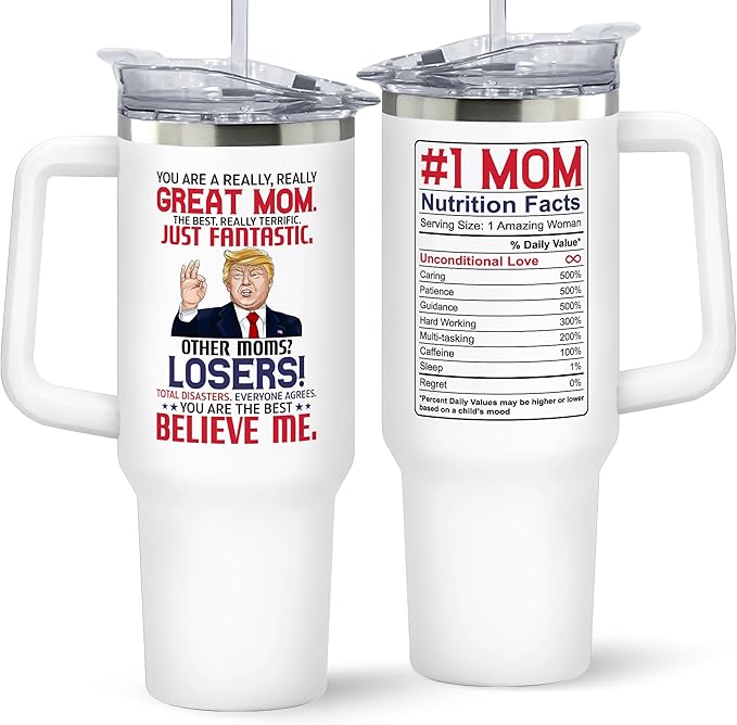 Gifts for Mom from Daughter Son - Mom Birthday Gifts, Birthday Gifts for Mom, Mother Birthday Gifts - Mom Gifts for Christmas, Christmas Gifts for Mom - New Mom Gifts for Women - 40 Oz Mom Tumbler