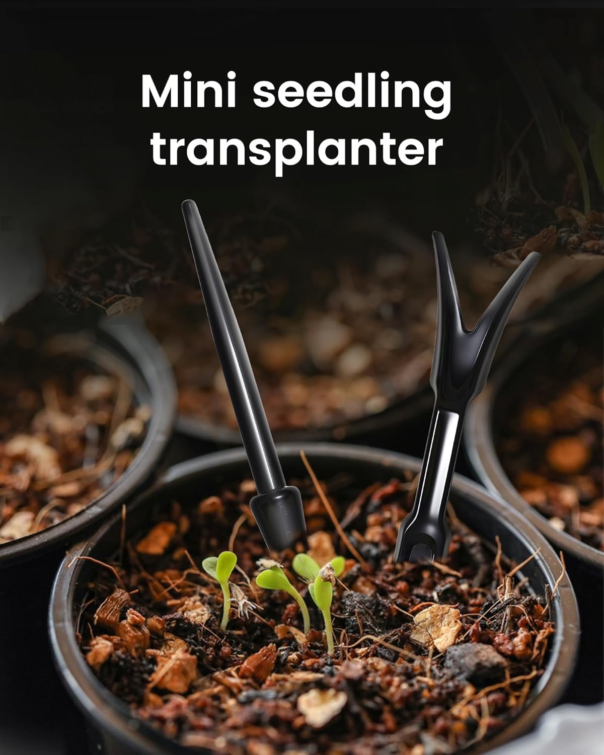 Mini Seed Spreader Set, Seed Planter Tool for Small Seed, Tiny Seed Dispenser with 5 Degree, Seed Sower 6 PCS