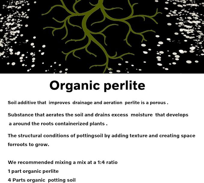 15 QT Professional Grade Horticultural Organic Perlite (15 QT, Perlite)