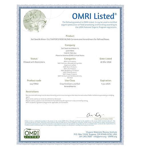 Cultivator's Rose Blend Concentrated Organic Soil Amendment Fertilizer for Roses Rosa Rosaceae - OMRI Listed (9 lbs)