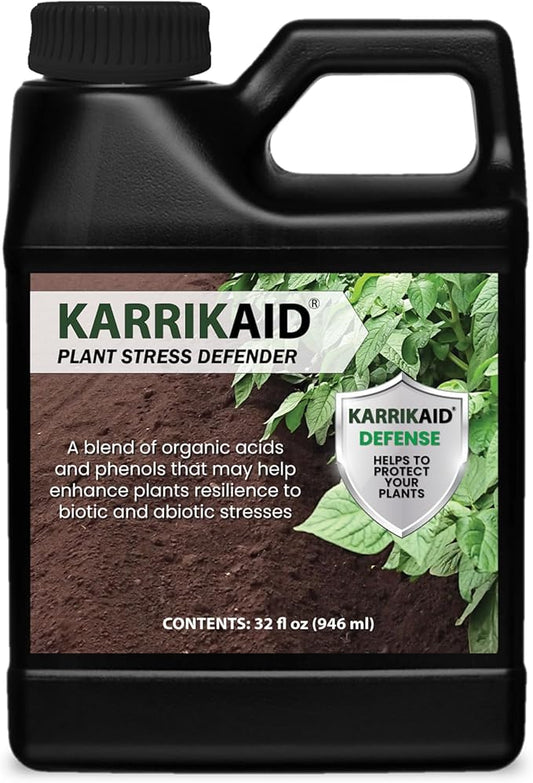 Plant Stress Defender Liquid Advanced Formula for Thriving Plants Shields Against Environmental Stress and Plant Fertilizer Boosts Growth Ideal for Indoor and Outdoor Gardens - 32 fl oz