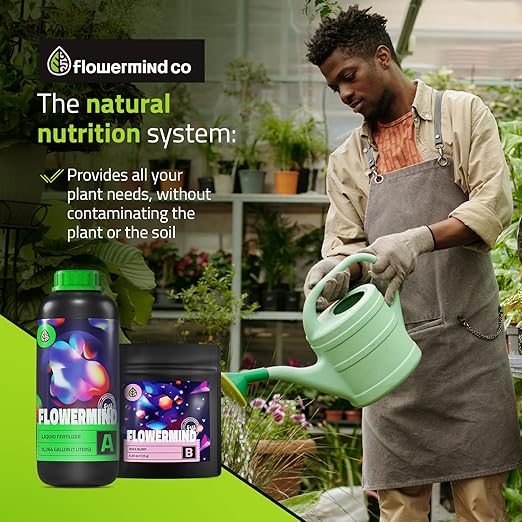 Vegan, Organic Liquid Fertilizer Kit| Biotechnology Fertilizer & Rock Dust, Longer Soil Enrichment | All-Purpose, Organic Liquid Plant Food for Vegetables, Plant| Indoor,Outdoor, 33 Fl.Oz +125g