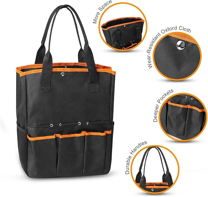 Garden Tools Set, 10 Pcs Stainless Steel Heavy Duty Gardening Tools Set with Folding Saw, Garden Hand Tools Starter Kit, Landscaping Tools, Gardening Tools Gift Sets for Women and Men