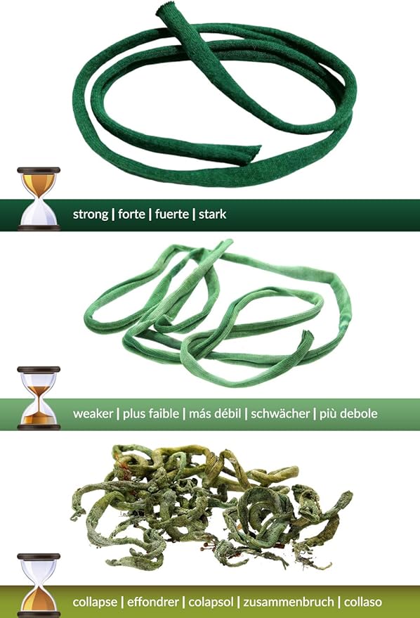 Soft Garden Plant Ties for Indoor & Outdoor Plants - Strong & Stretchy Cut-to-Length Plant Tape for Climbing Plants, Tomato Vines & Home Gardening (656 ft / 200M)