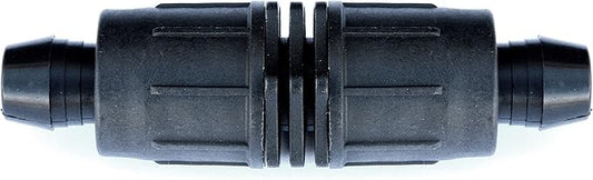 USA Made - 5 PACK 1/2 Inch Acceptable ID .540" - .620" Drip Tape Irrigation Tubing 17mm Coupling Universal Perma-Loc Connector Barbed Locking Fitting - Fits All Brands Rainbird, Netafim, 17mm