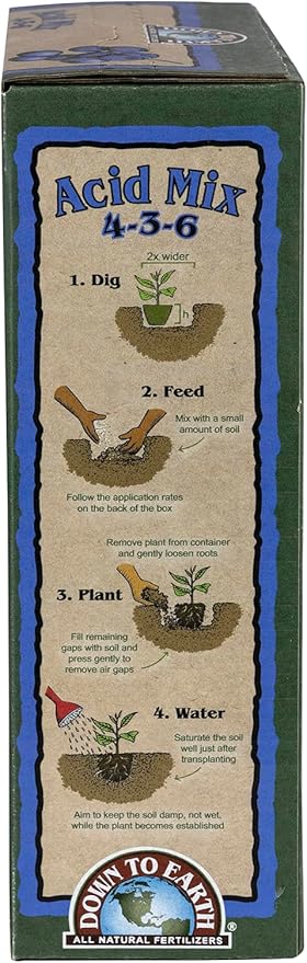 Down to Earth All Natural Acid Mix Fertilizer 4-3-6, 5 lb