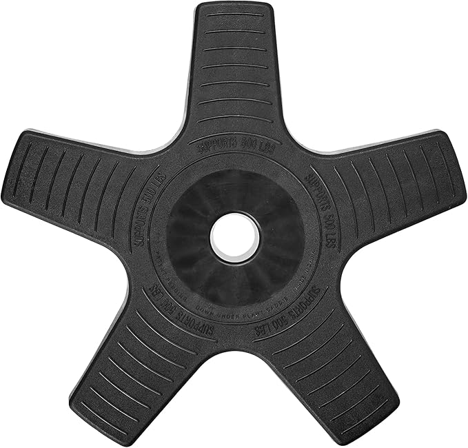 Bosmere S14410 Down Under Plant Caddie, Heavy Duty Plant Stand with Wheels, 500lb Capacity, 14-Inch,Black